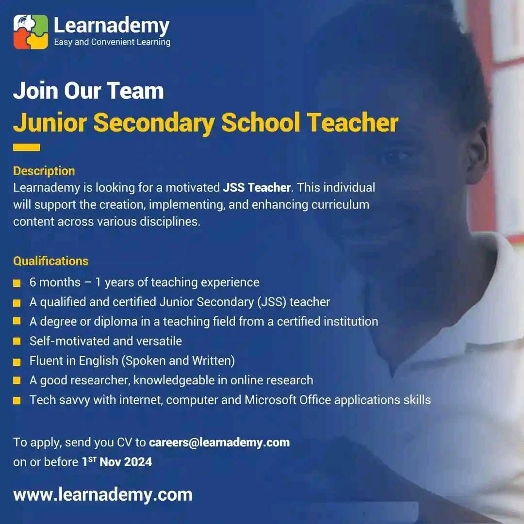 Junior Secondary School Teacher