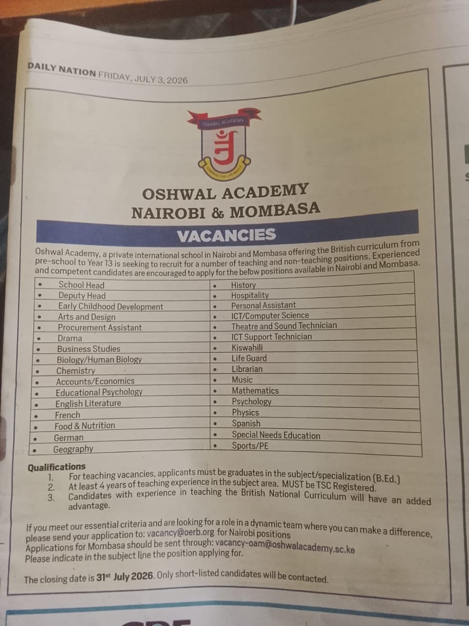 Multiple Opportunities